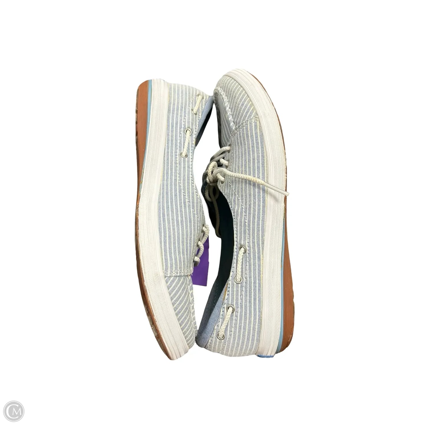Shoes Flats By Keds In Blue & White, Size: 7.5