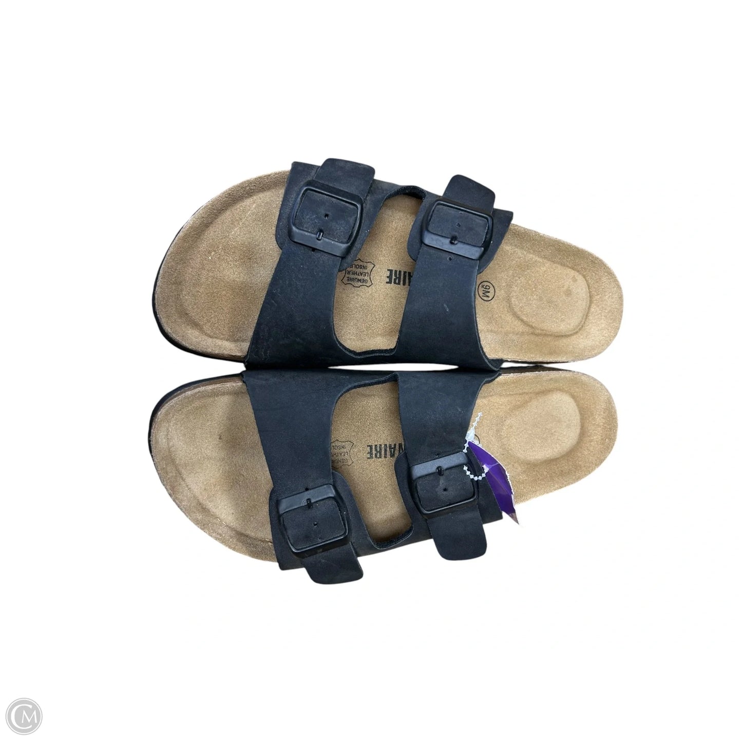 Sandals Flats By Cushionaire In Black, Size: 9