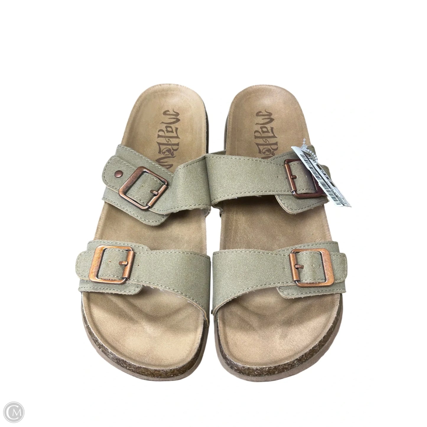 Sandals Flats By Mad Love In Beige, Size: 8