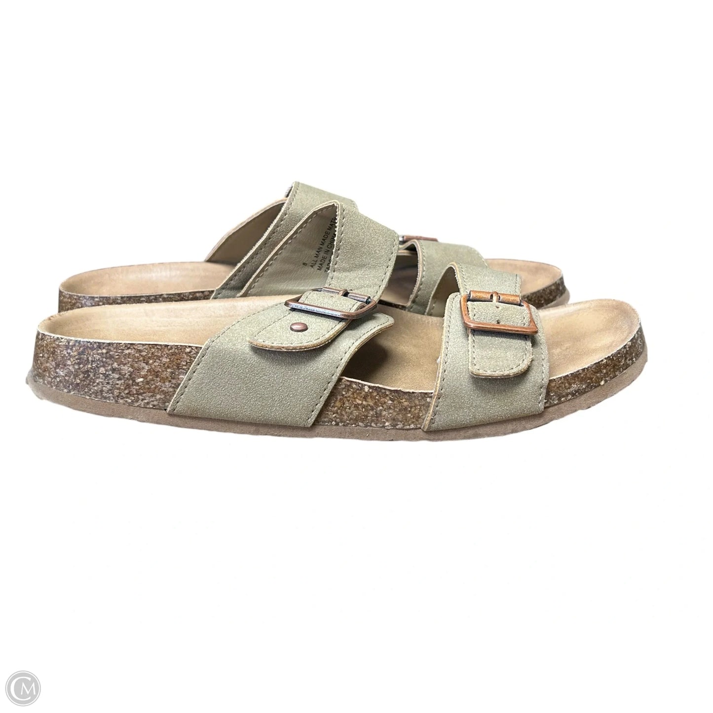 Sandals Flats By Mad Love In Beige, Size: 8