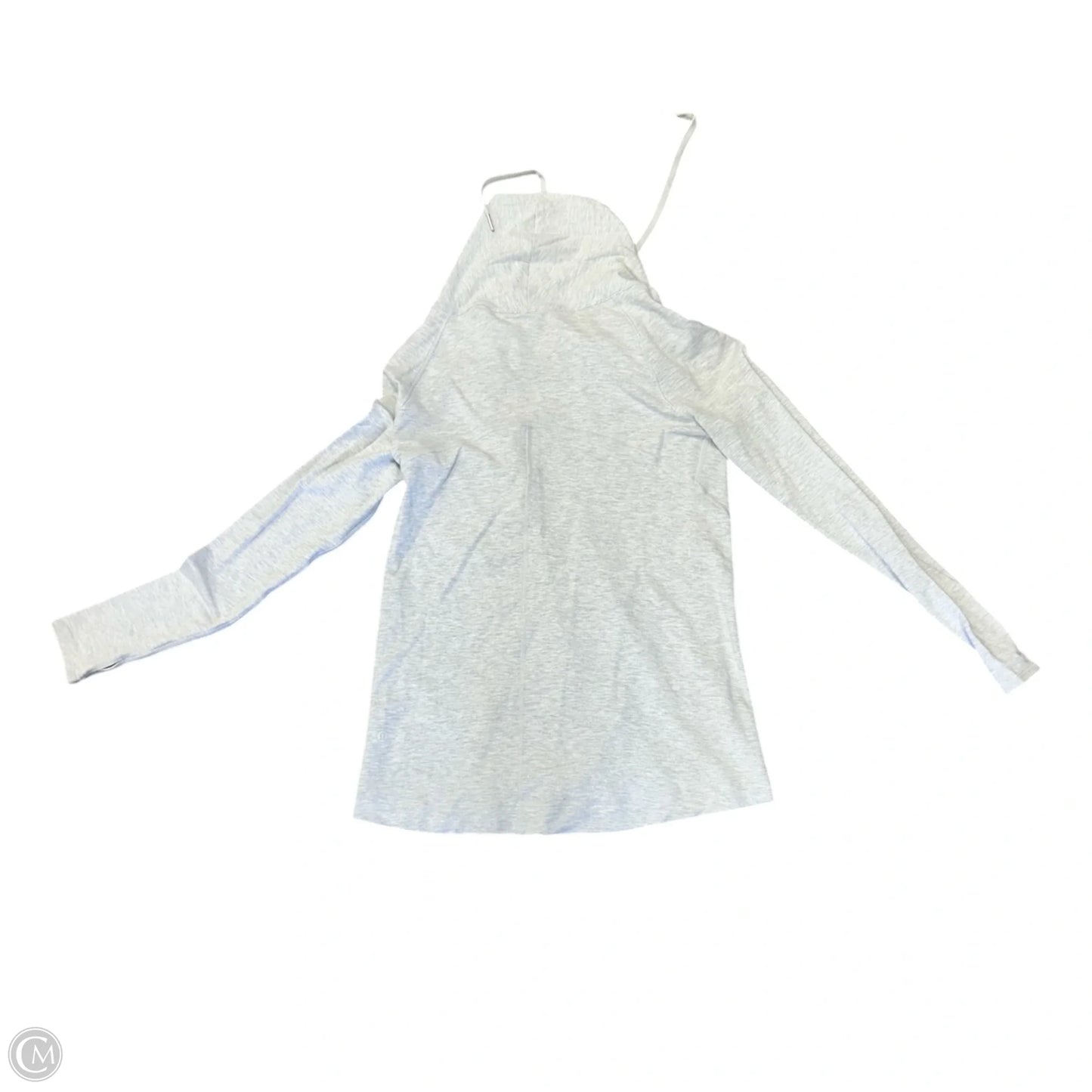 Athletic Jacket By Lululemon In Grey, Size: 4