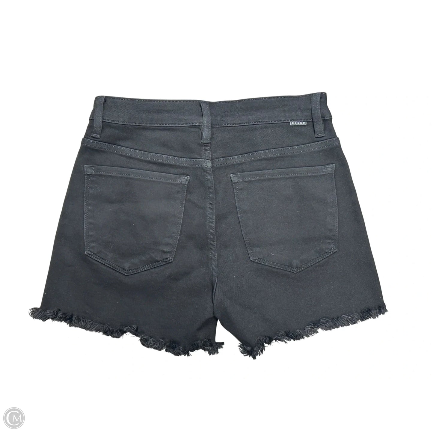 Shorts By Risen In Black Denim, Size: M