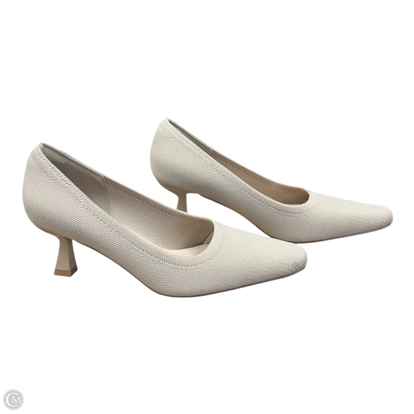 Shoes Heels Kitten By Clothes Mentor In Tan, Size: 8