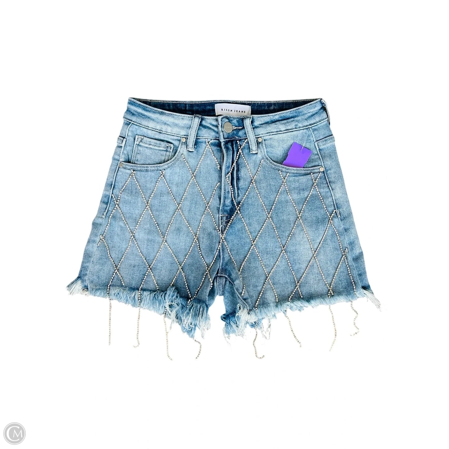 Shorts By Risen In Blue Denim, Size: S