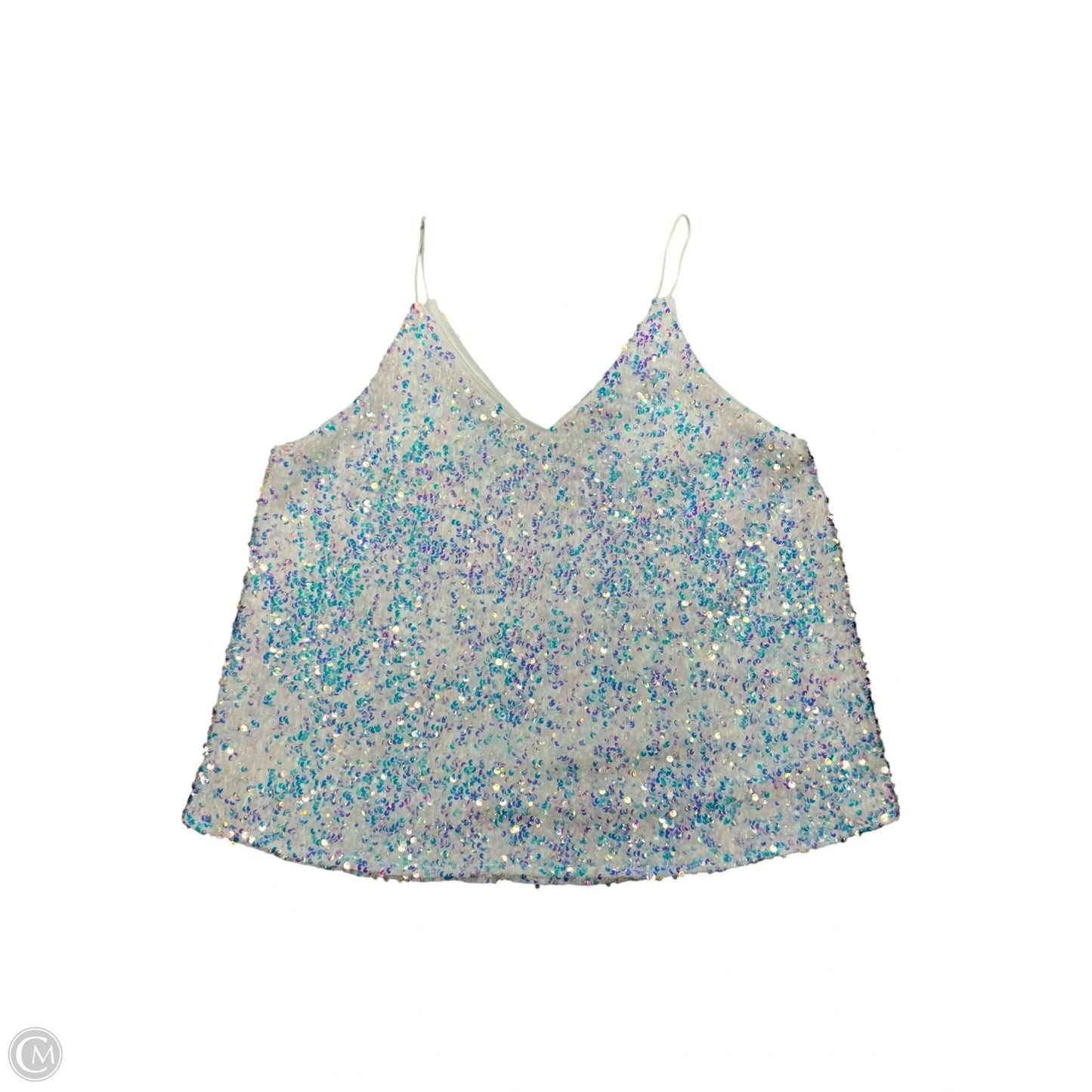 Top Sleeveless By She + Sky In White, Size: L
