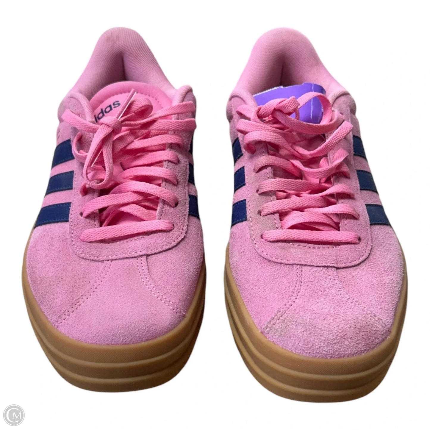 Shoes Sneakers Platform By Adidas In Blue & Pink, Size: 8