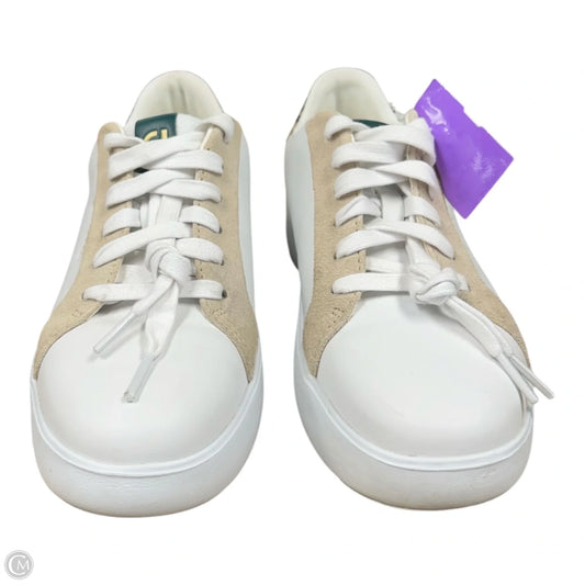Shoes Sneakers By Cole-haan In Tan & White, Size: 7