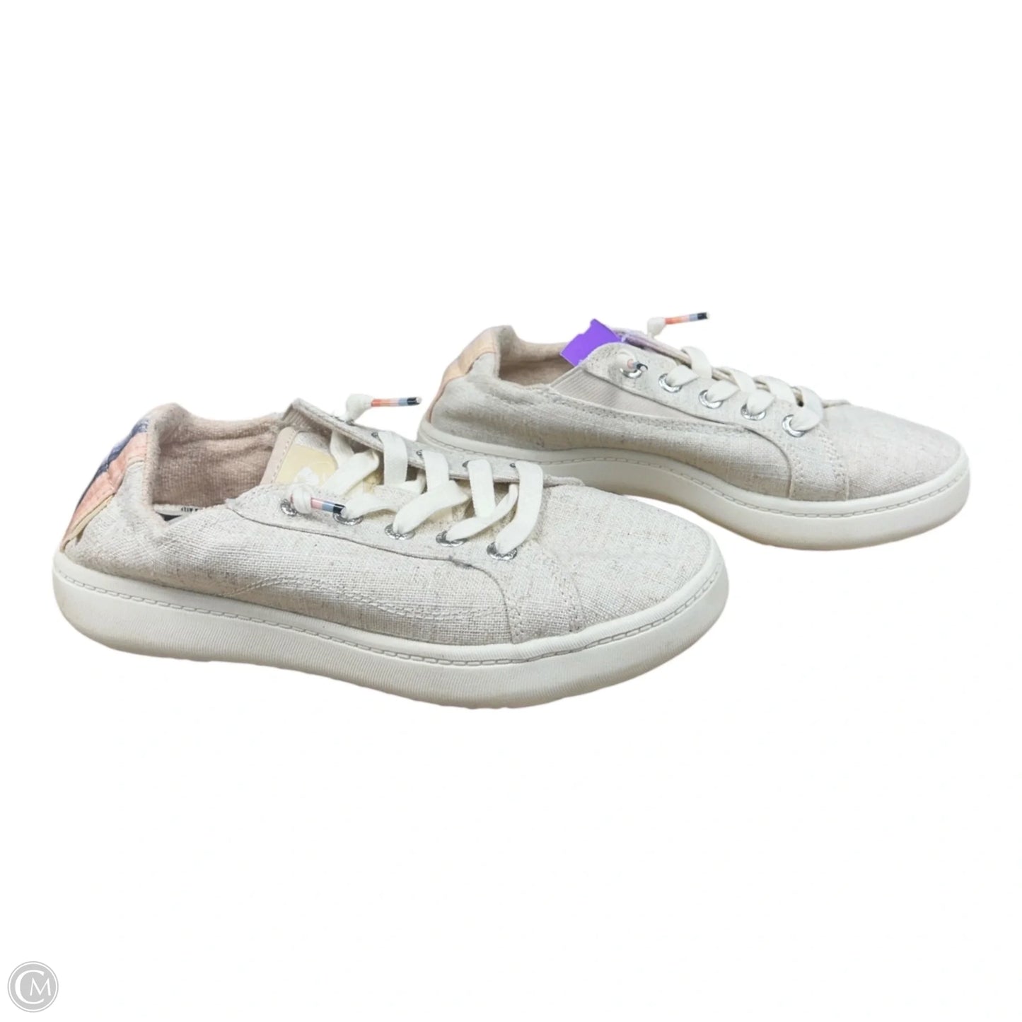 Shoes Flats By Roxy In Cream, Size: 6
