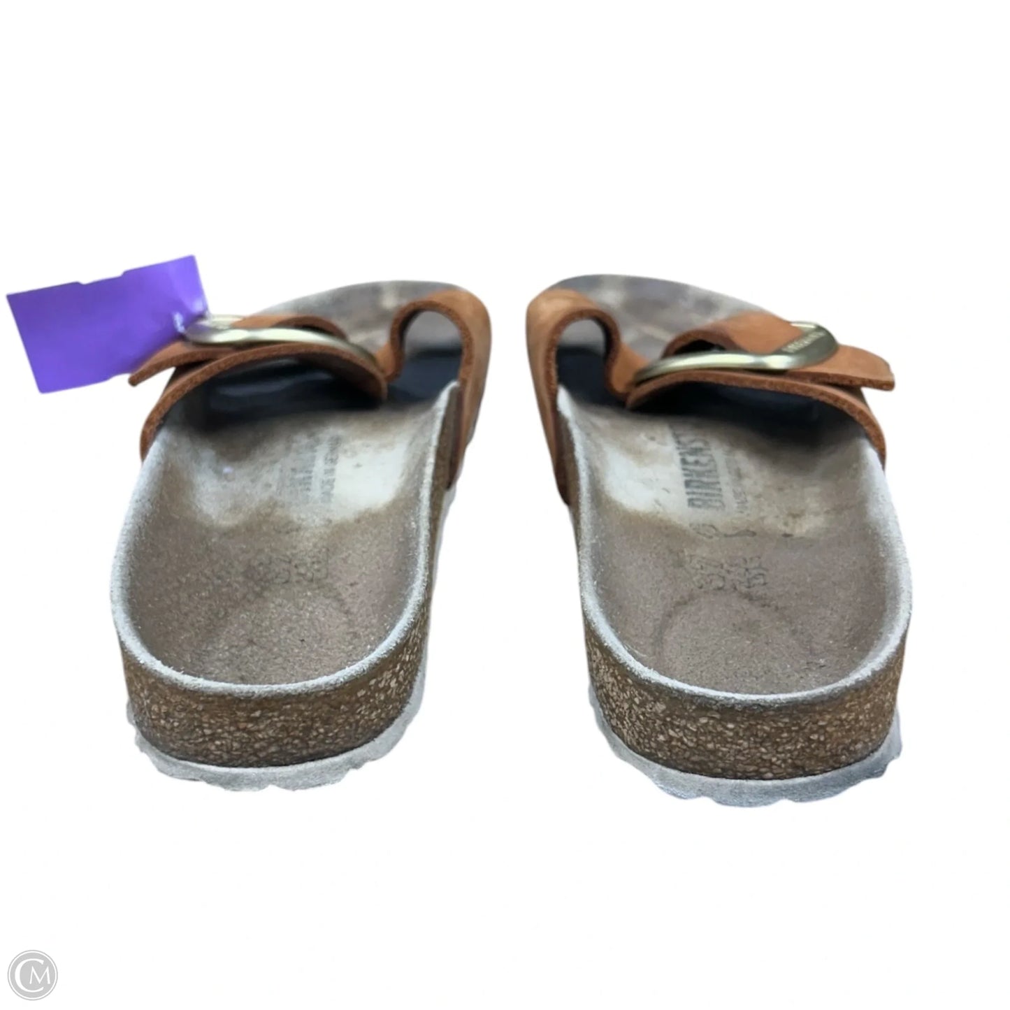 Sandals Flats By Birkenstock In Brown, Size: 6