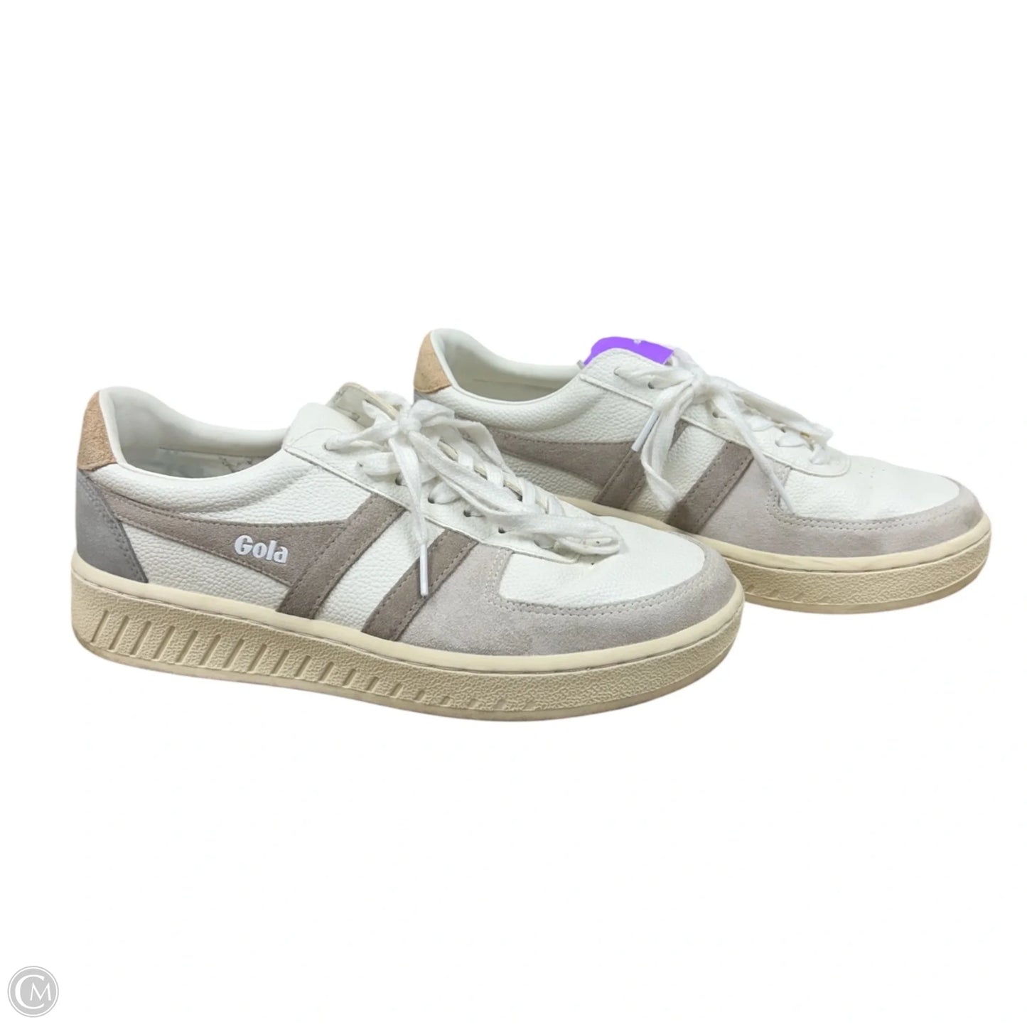 Shoes Sneakers By Gola In Grey & White, Size: 9.5