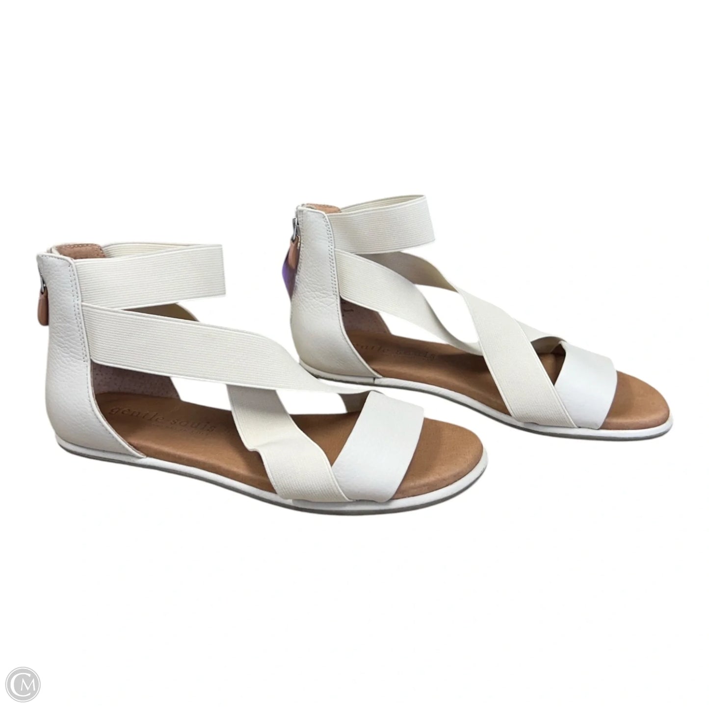 Sandals Flats By Gentle Souls In Cream, Size: 7