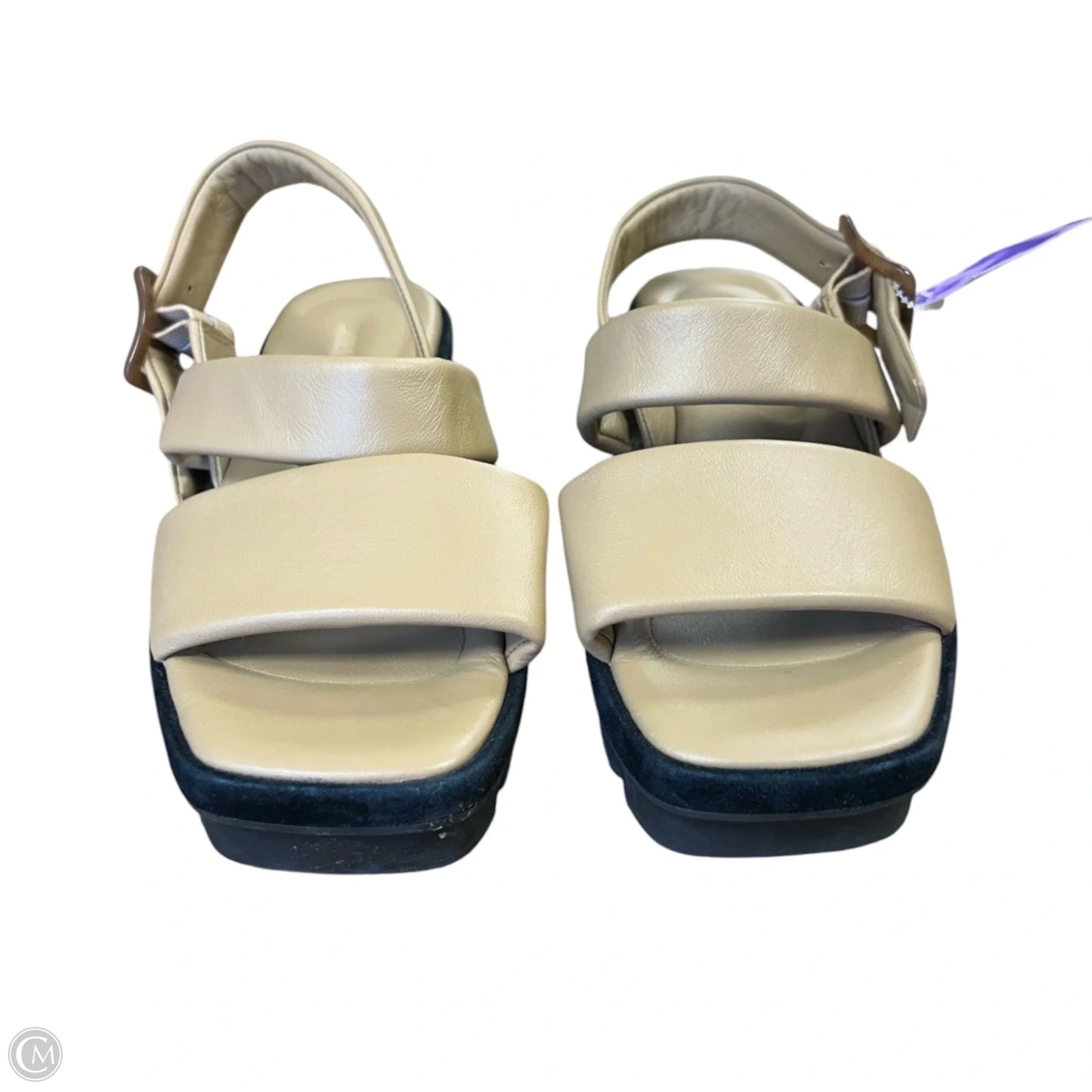 Sandals Flats By Vince In Beige, Size: 7