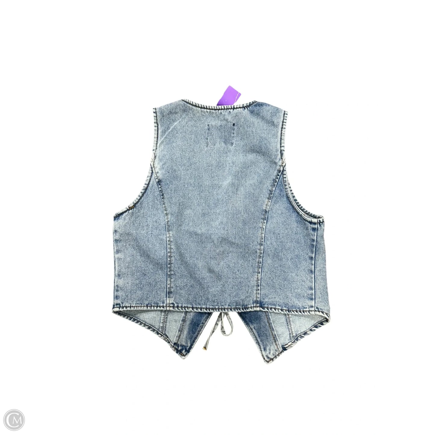 Vest Other By Ashley In Blue Denim, Size: L