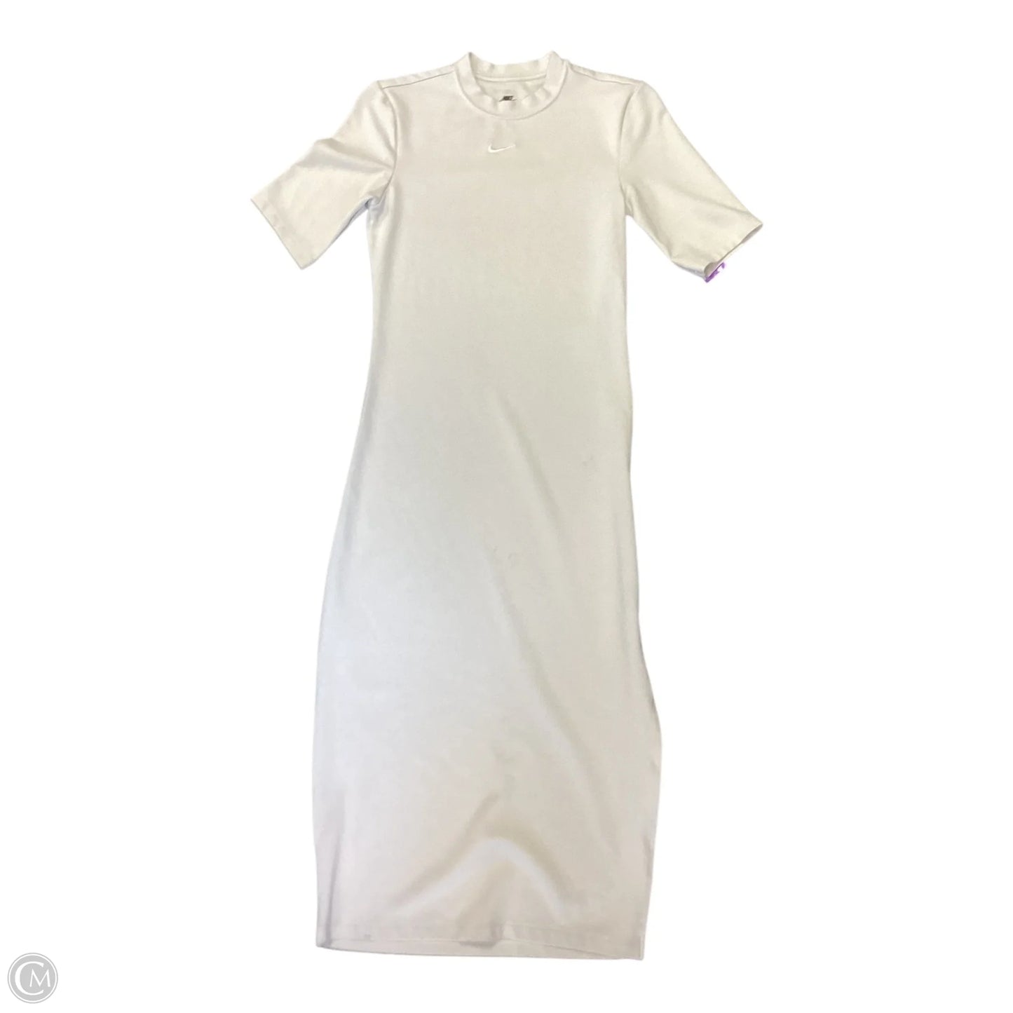 Dress Casual Maxi By Nike Apparel In Cream, Size: S