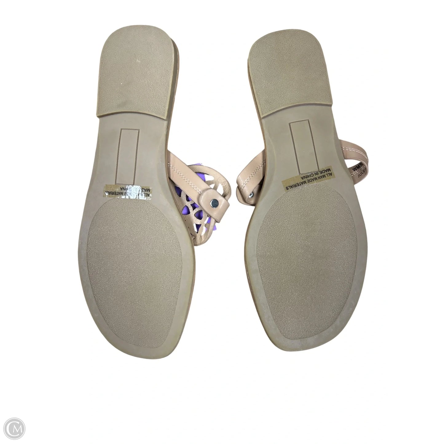 Sandals Flip Flops By Dolce Vita In Tan, Size: 8