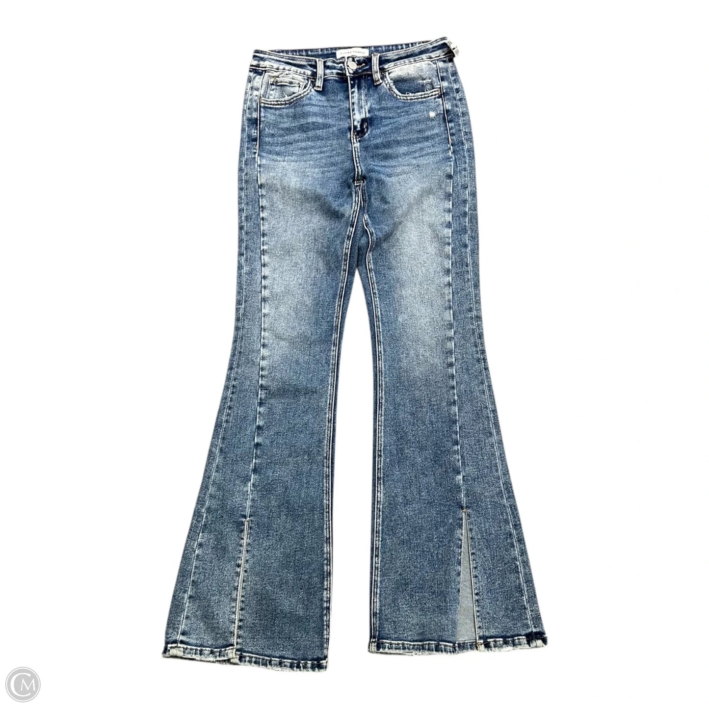 Jeans Flared By Flying Monkey In Blue Denim, Size: 8