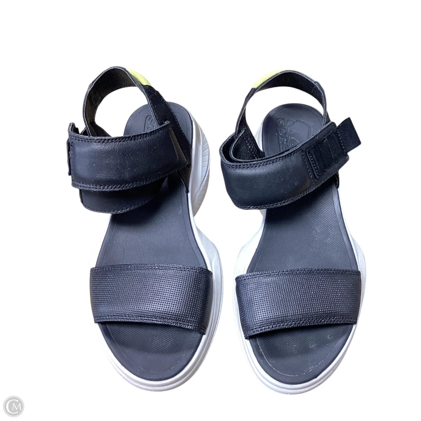 Sandals Flats By Sorel In Black, Size: 6.5