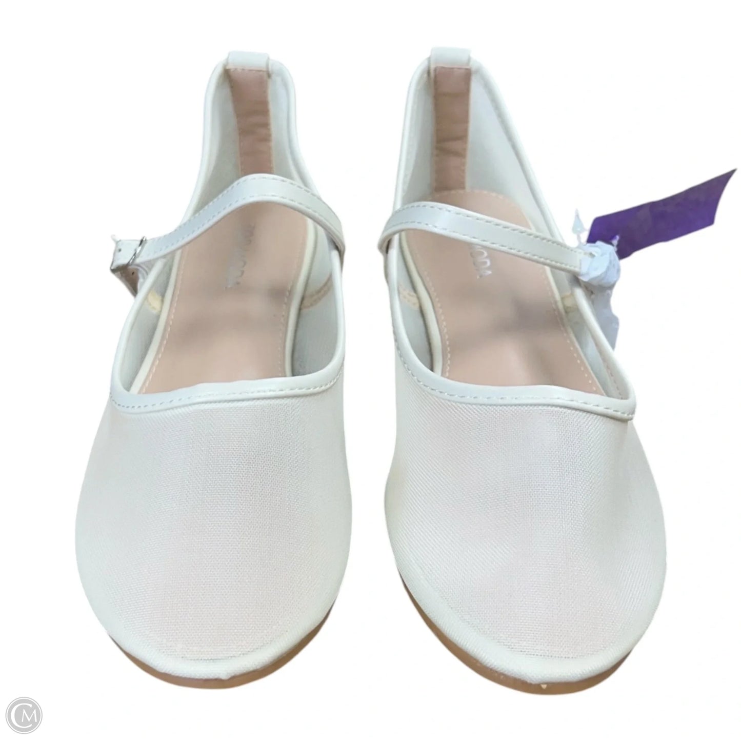 Shoes Flats By Top Moda In Cream, Size: 8