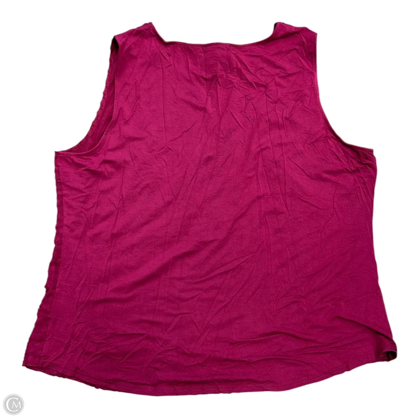 Top Sleeveless By Market & Spruce In Pink, Size: Xxl