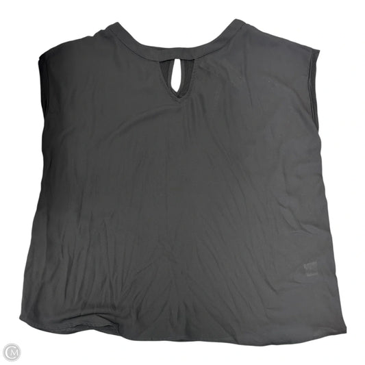 Top Short Sleeve By Papermoon In Black, Size: 1x