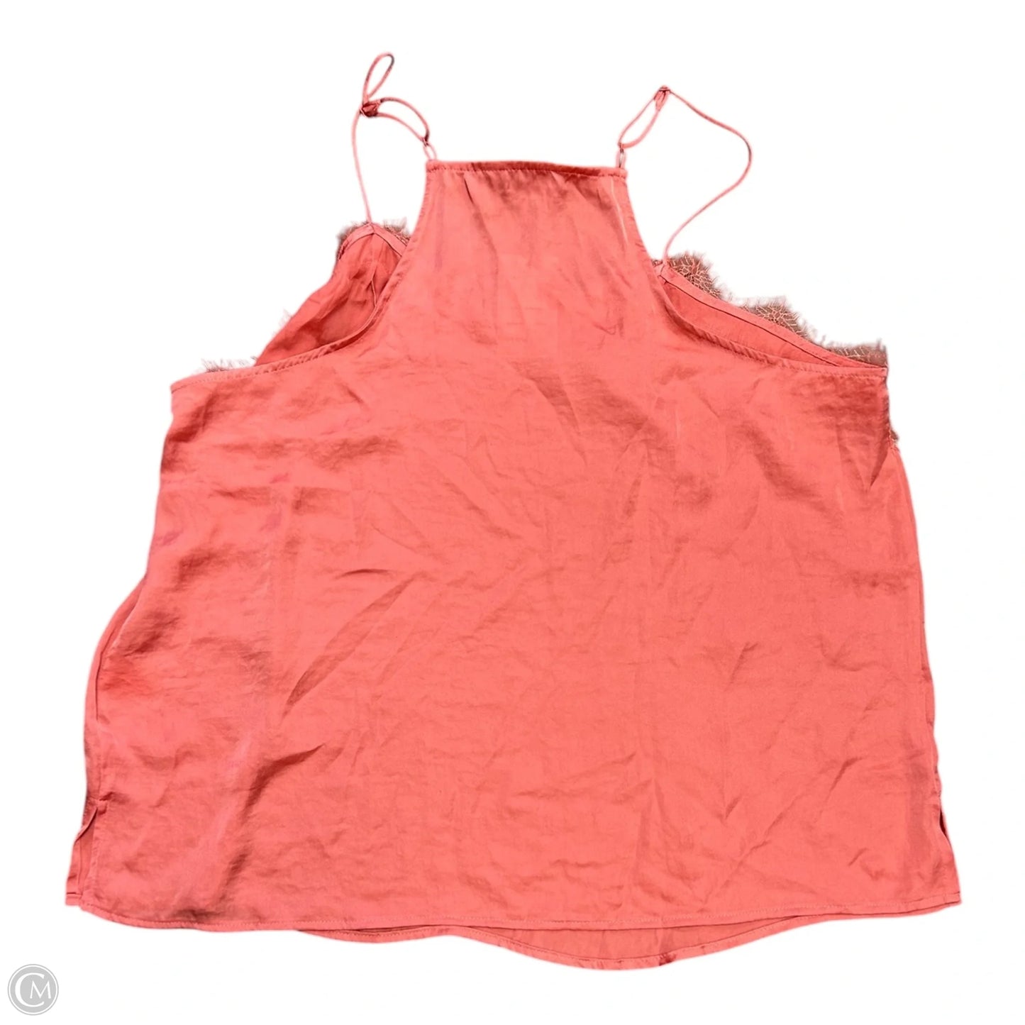 Top Sleeveless By Nine West Apparel In Orange, Size: Xxl
