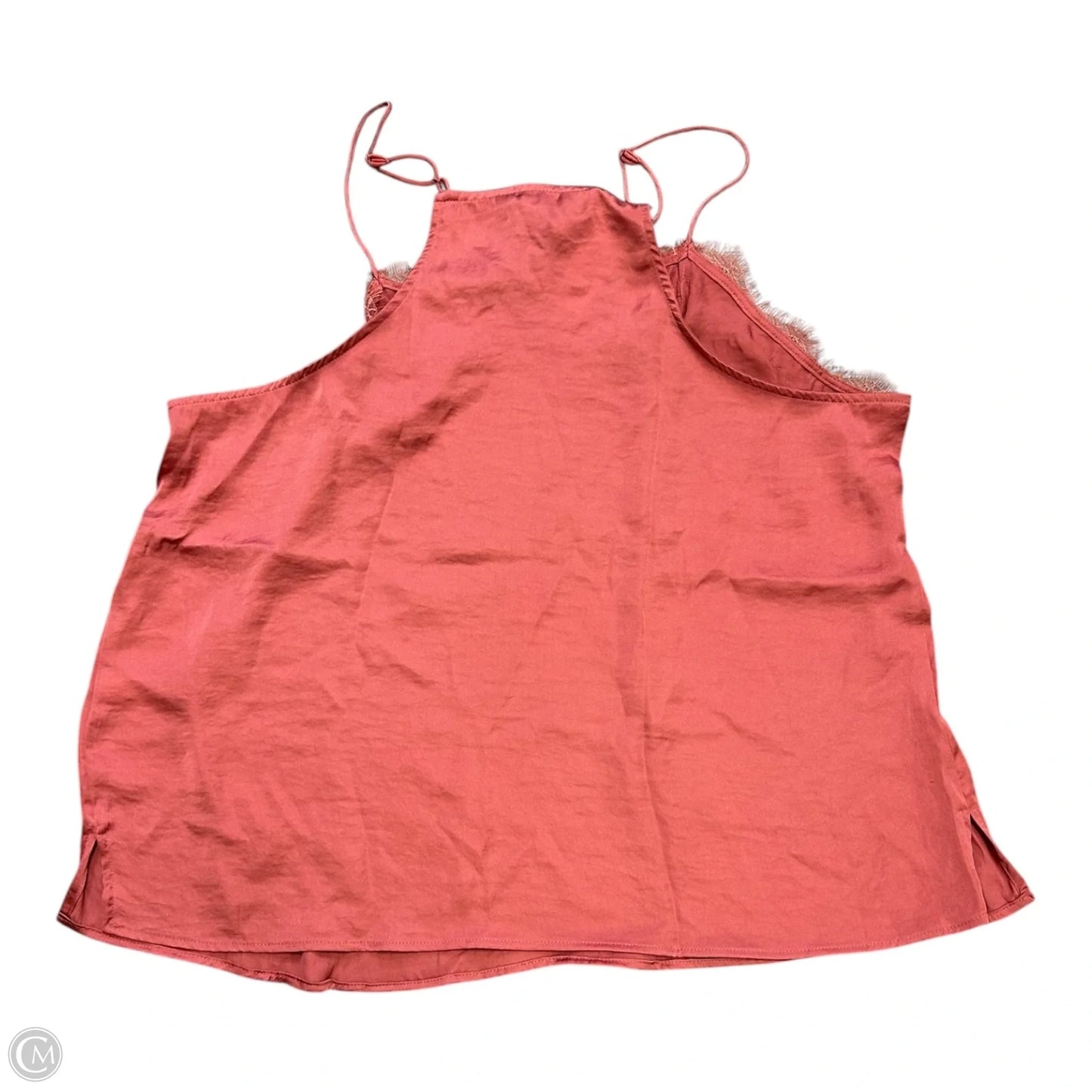 Top Sleeveless By Nine West Apparel In Orange, Size: Xxl