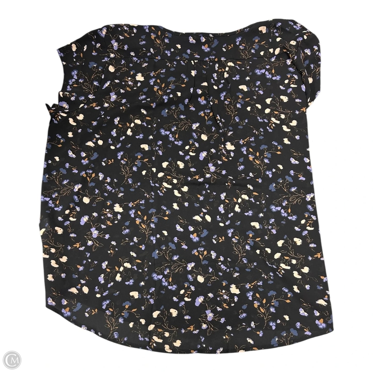 Top Short Sleeve By Monday Fun In Floral Print, Size: 2x