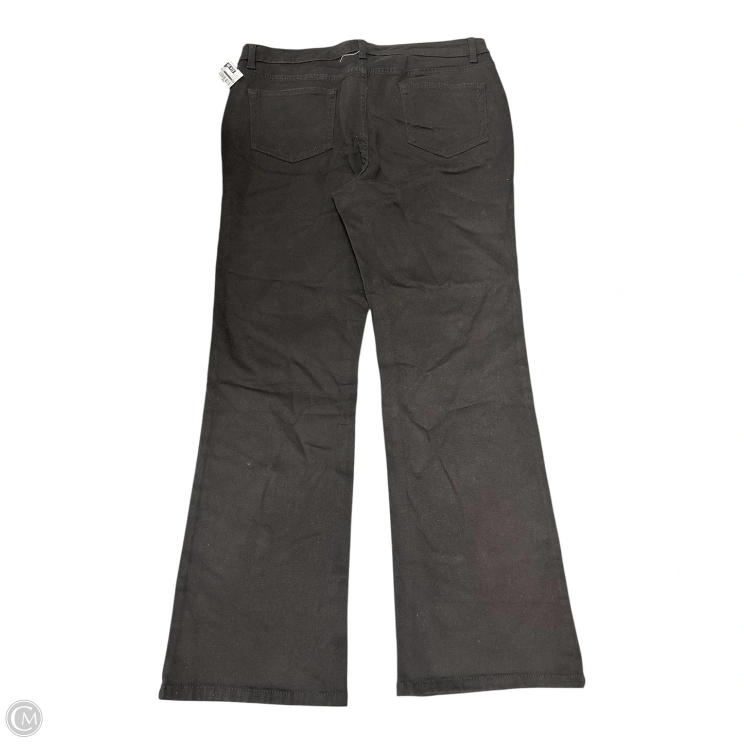 Jeans Boot Cut By D&co. In Black Denim, Size: 16