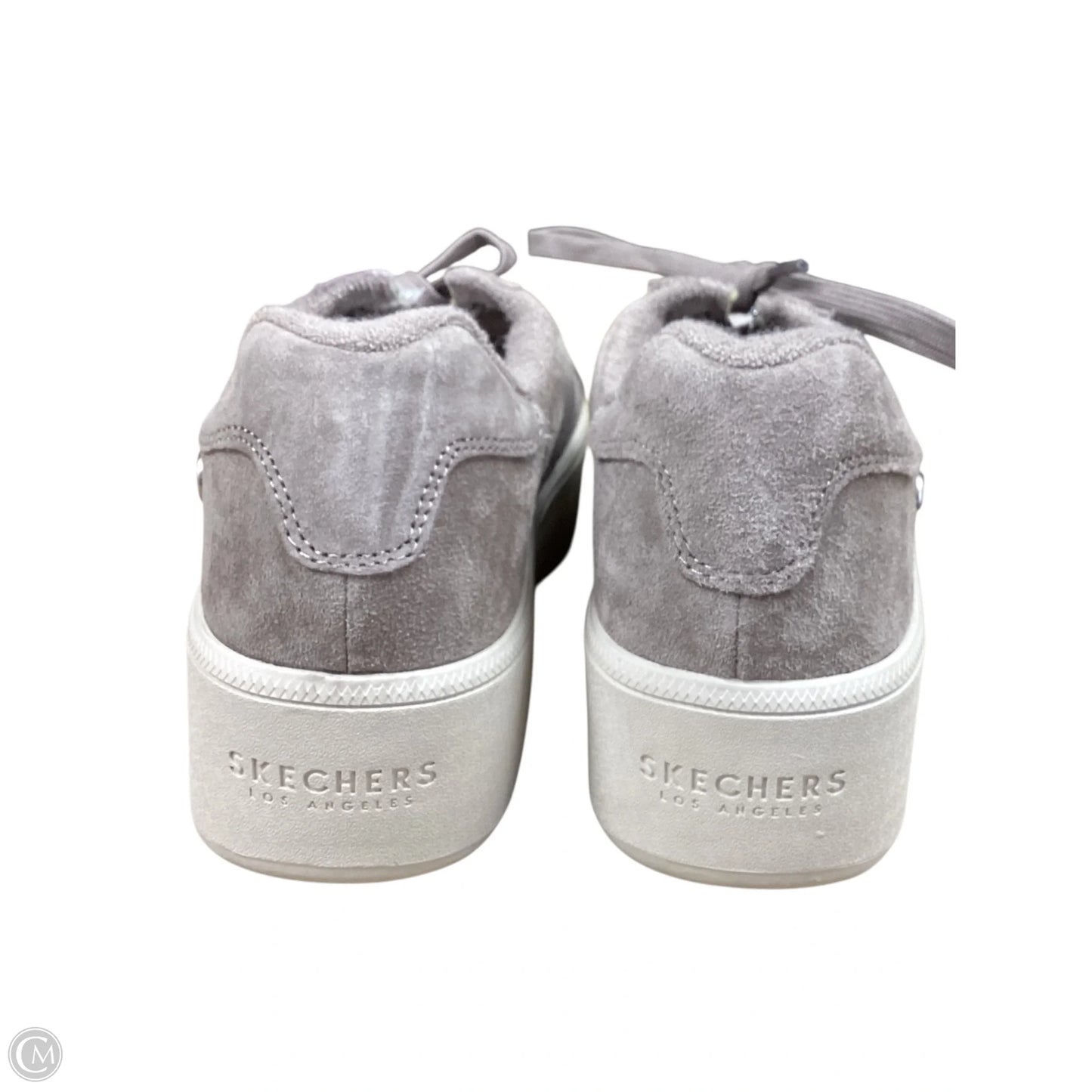 Shoes Sneakers By Skechers In Taupe, Size: 8