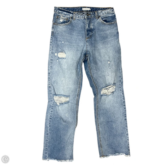 Jeans Straight By Avec Les Filles In Blue Denim, Size: 8