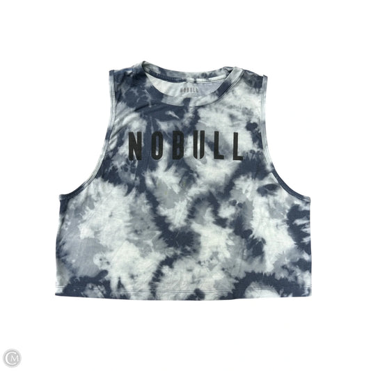 Athletic Tank Top By Nobull In Blue & White, Size: L