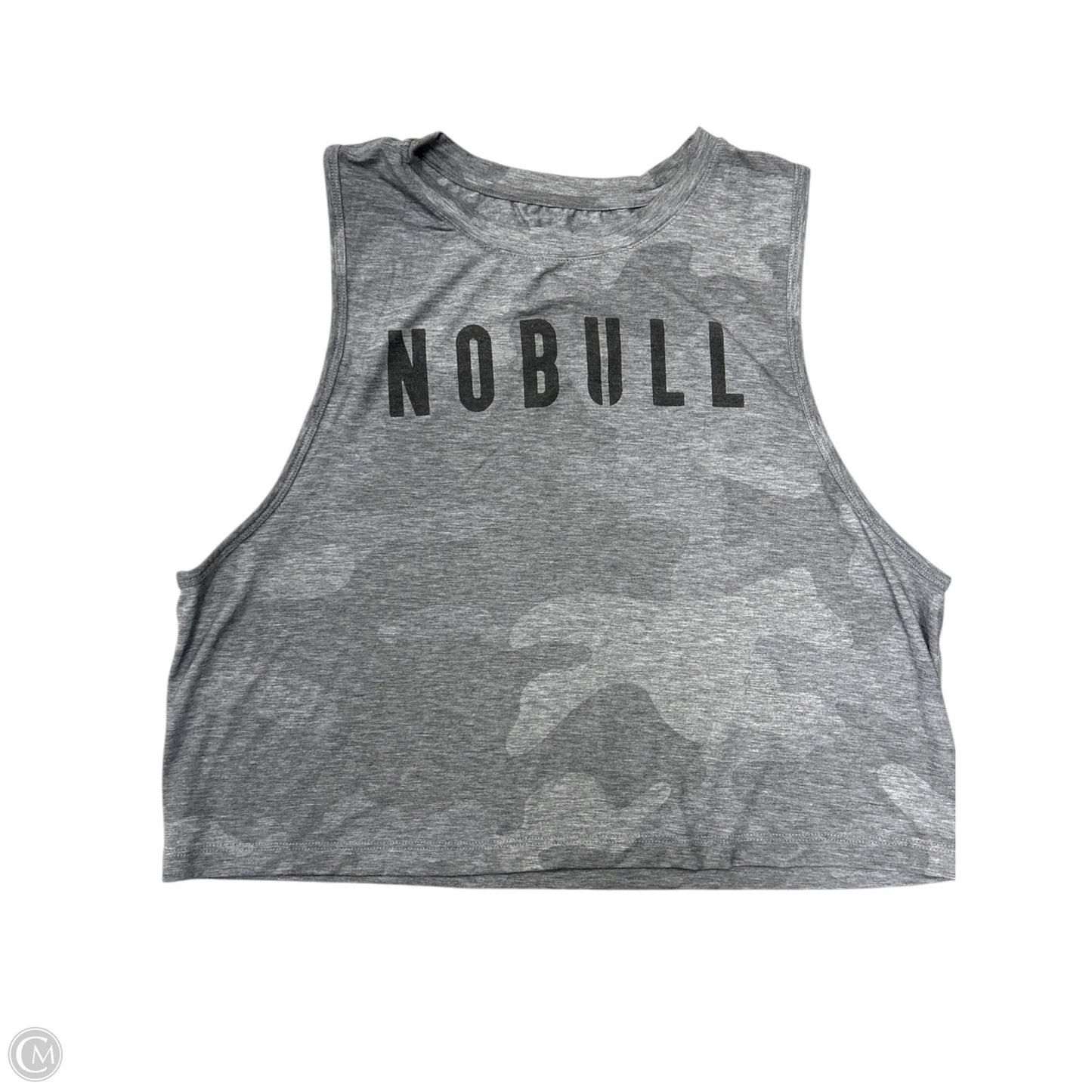 Athletic Tank Top By Nobull In Grey, Size: L