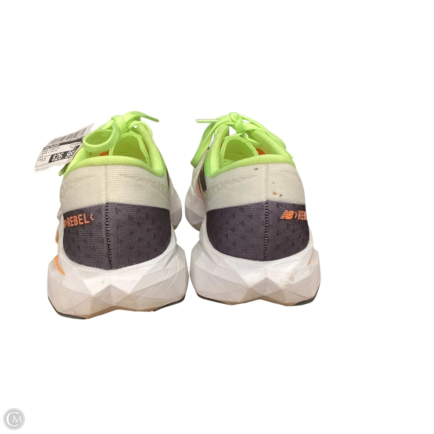 Shoes Athletic By New Balance In Orange & Yellow, Size: 9.5