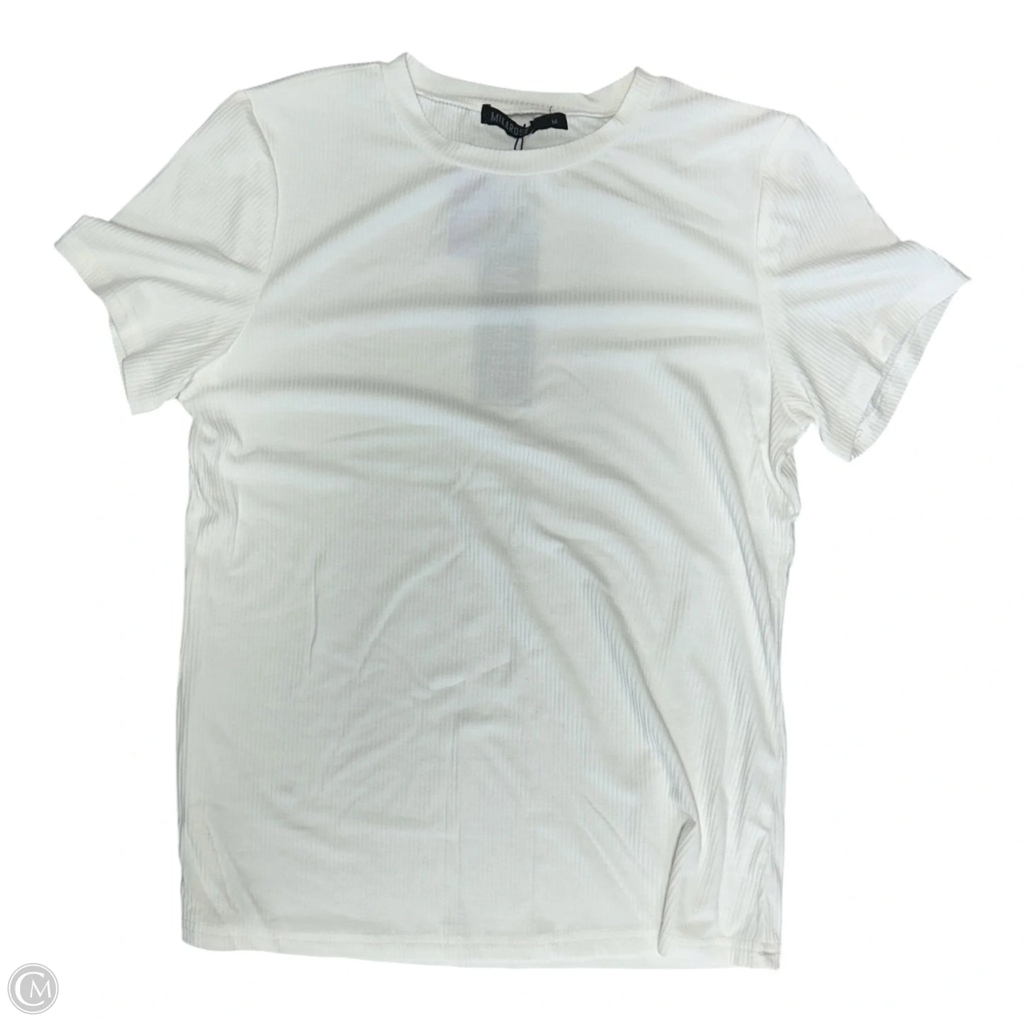 Top Short Sleeve Basic By Clothes Mentor In White, Size: M
