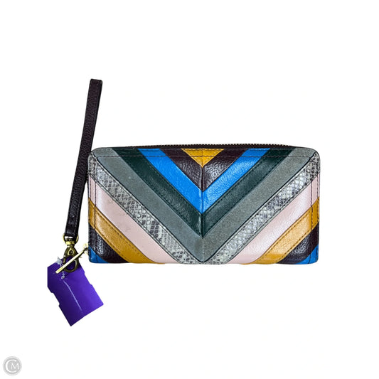 Wallet Leather By Fossil, Size: Large