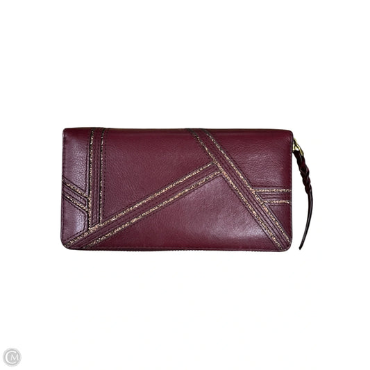 Wallet Leather By Fossil, Size: Large