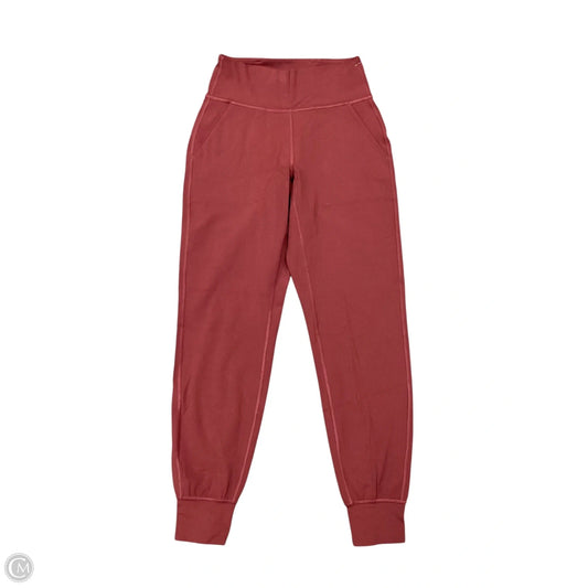 Athletic Pants By Lululemon In Red, Size: 4