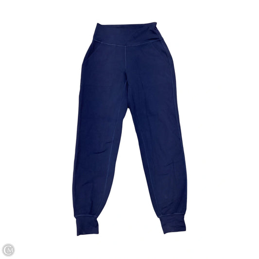 Athletic Pants By Lululemon In Navy, Size: 4