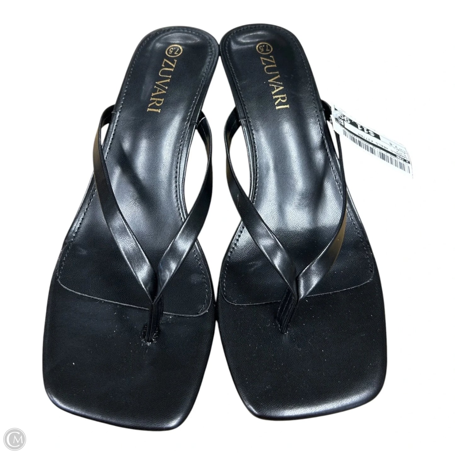 Sandals Heels Kitten By Cme In Black, Size: 7.5