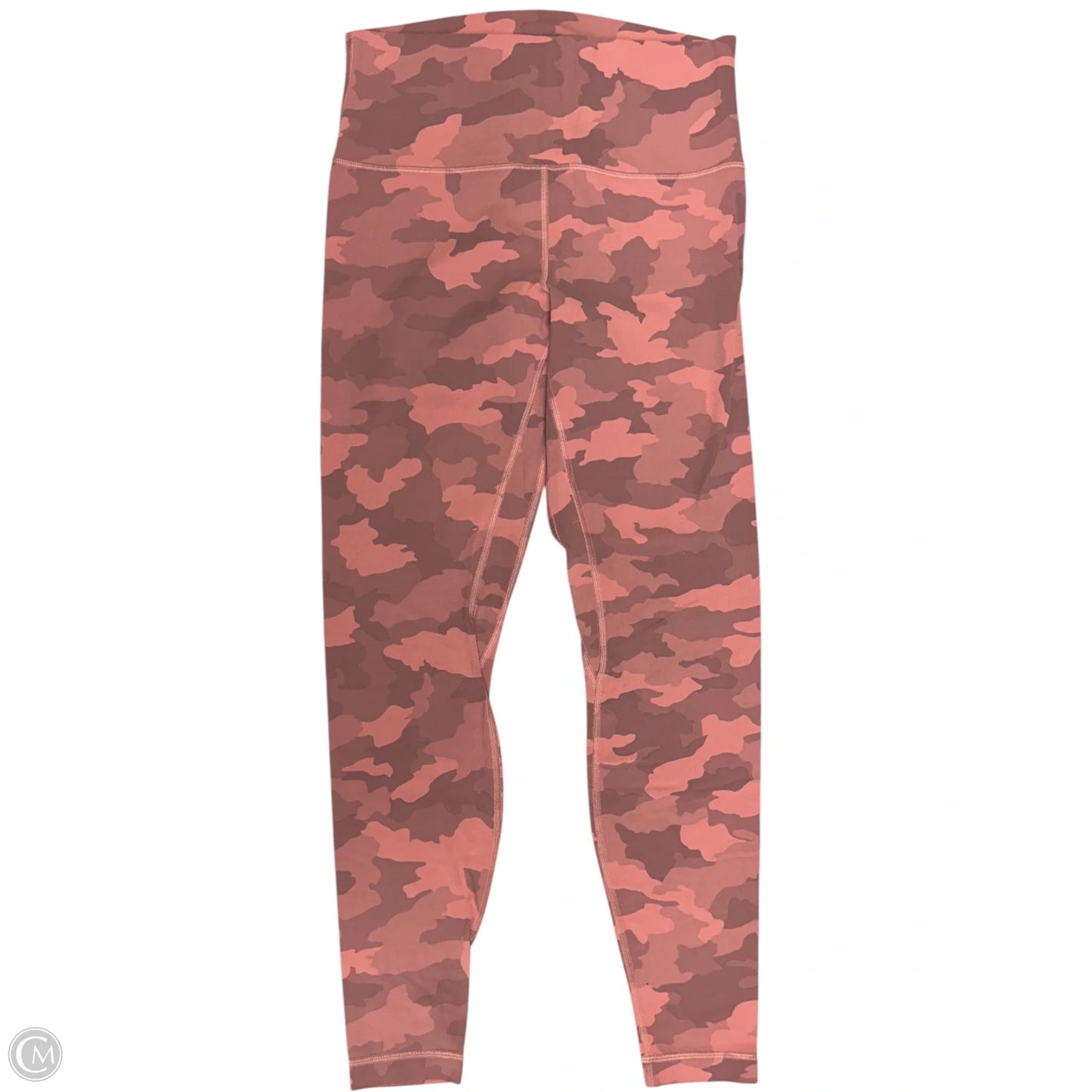 Athletic Leggings By Lululemon In Camouflage Print, Size: 10