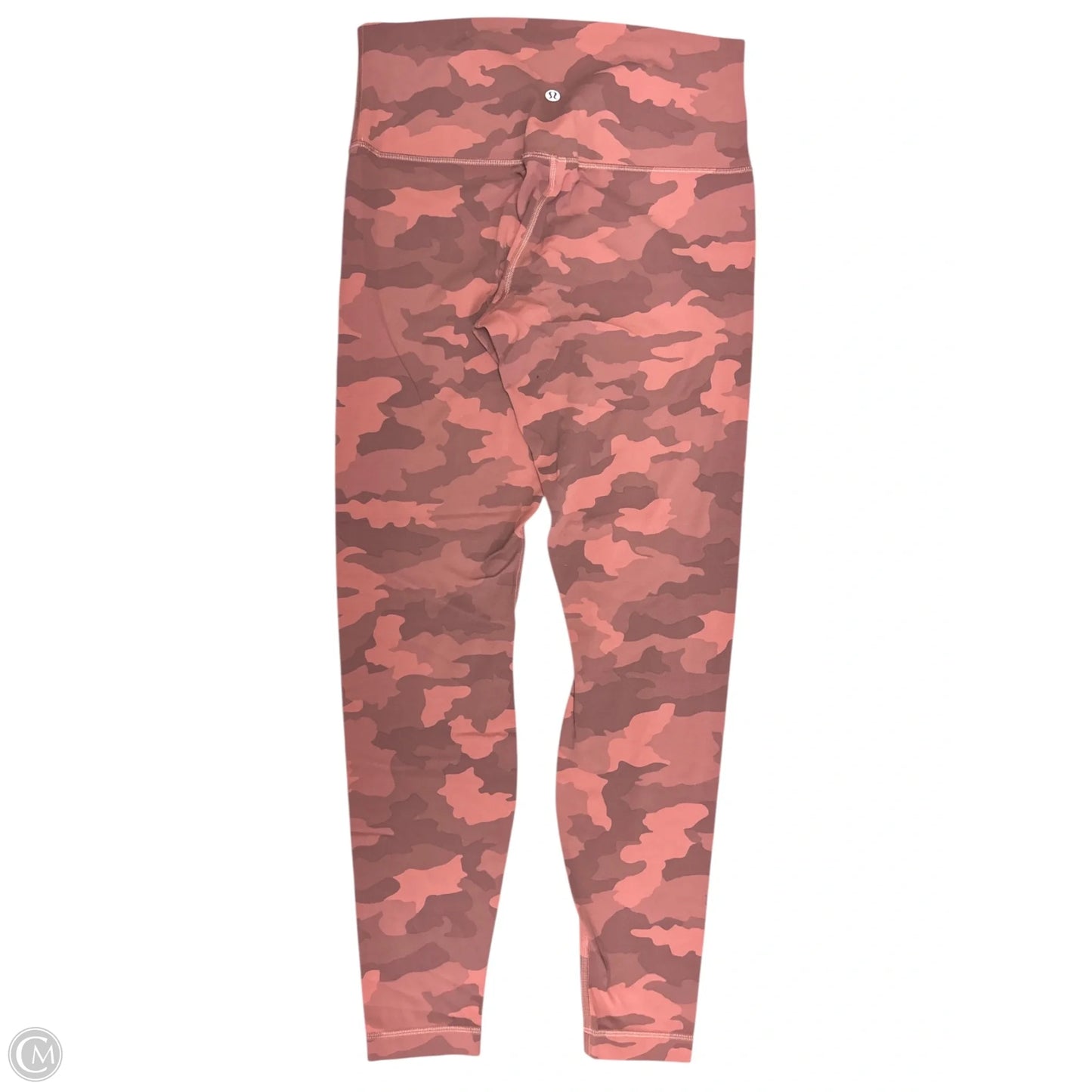 Athletic Leggings By Lululemon In Camouflage Print, Size: 10
