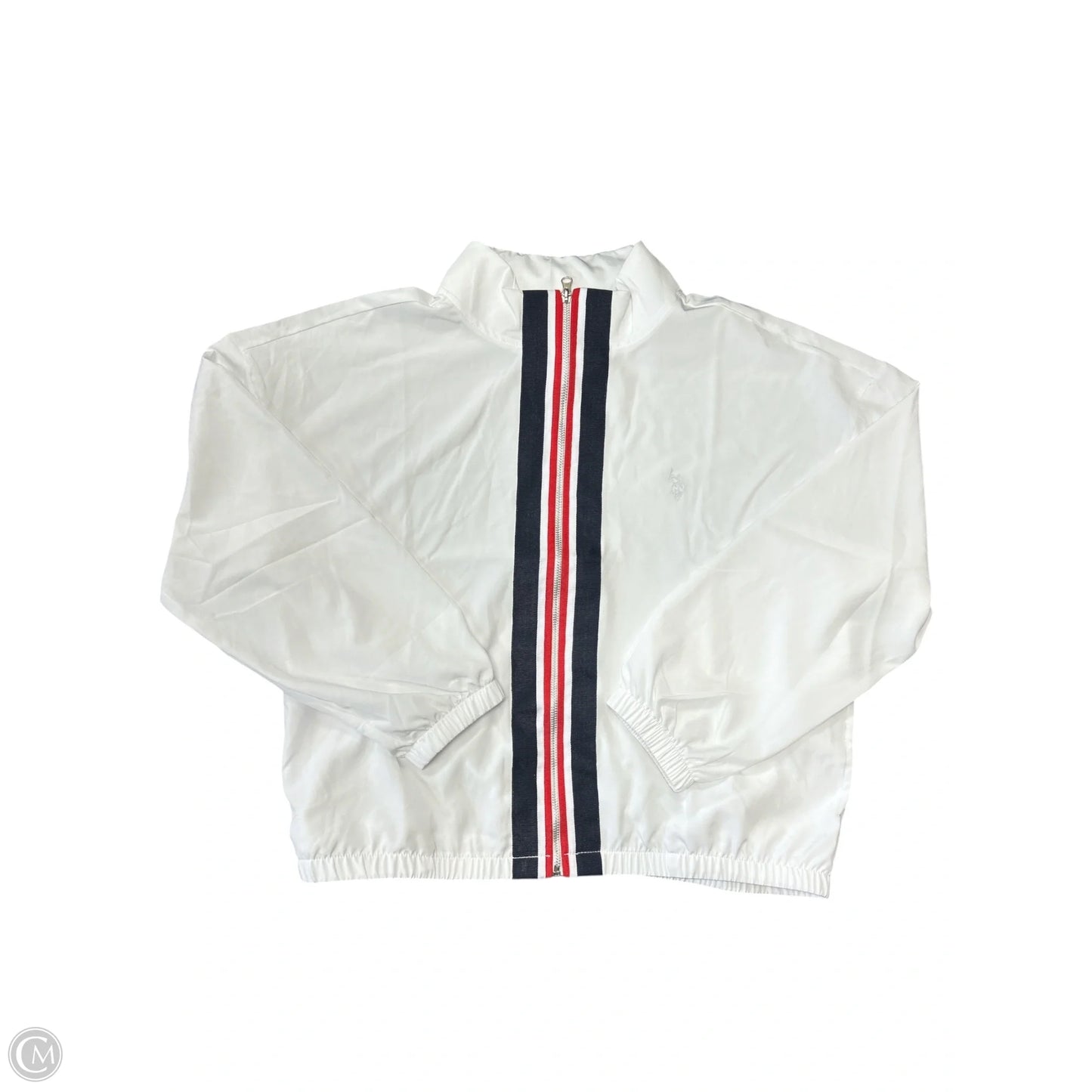Jacket Windbreaker By Us Polo Assoc In White, Size: L