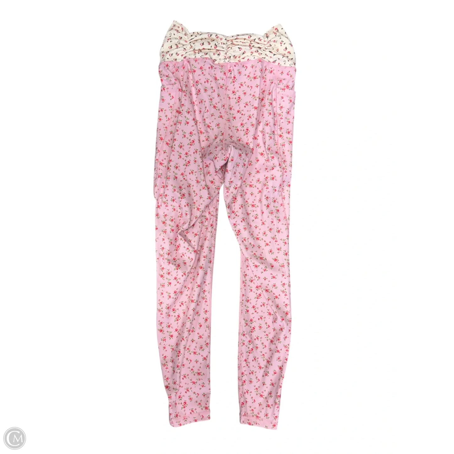 Athletic Leggings By Clothes Mentor In Floral Print, Size: L