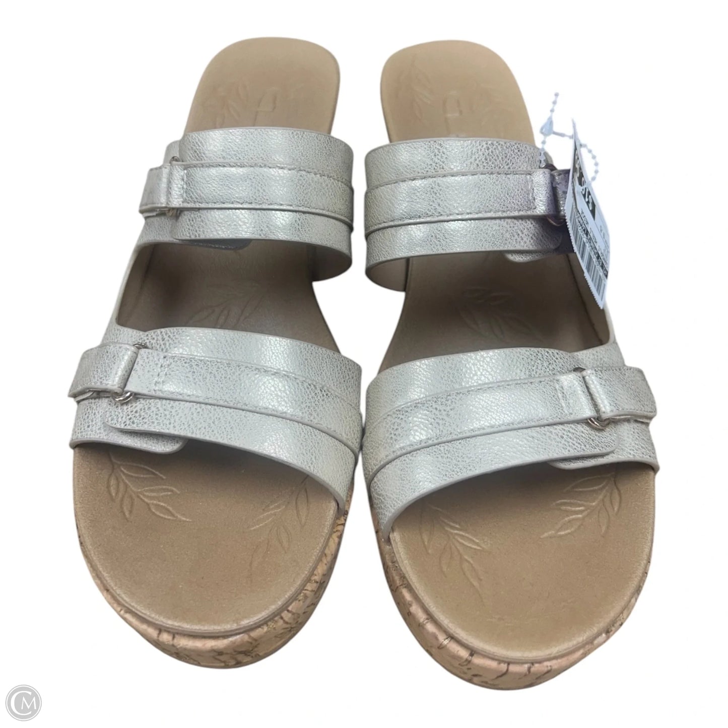 Sandals Heels Wedge By Cl By Chinese Laundry In Gold, Size: 9.5