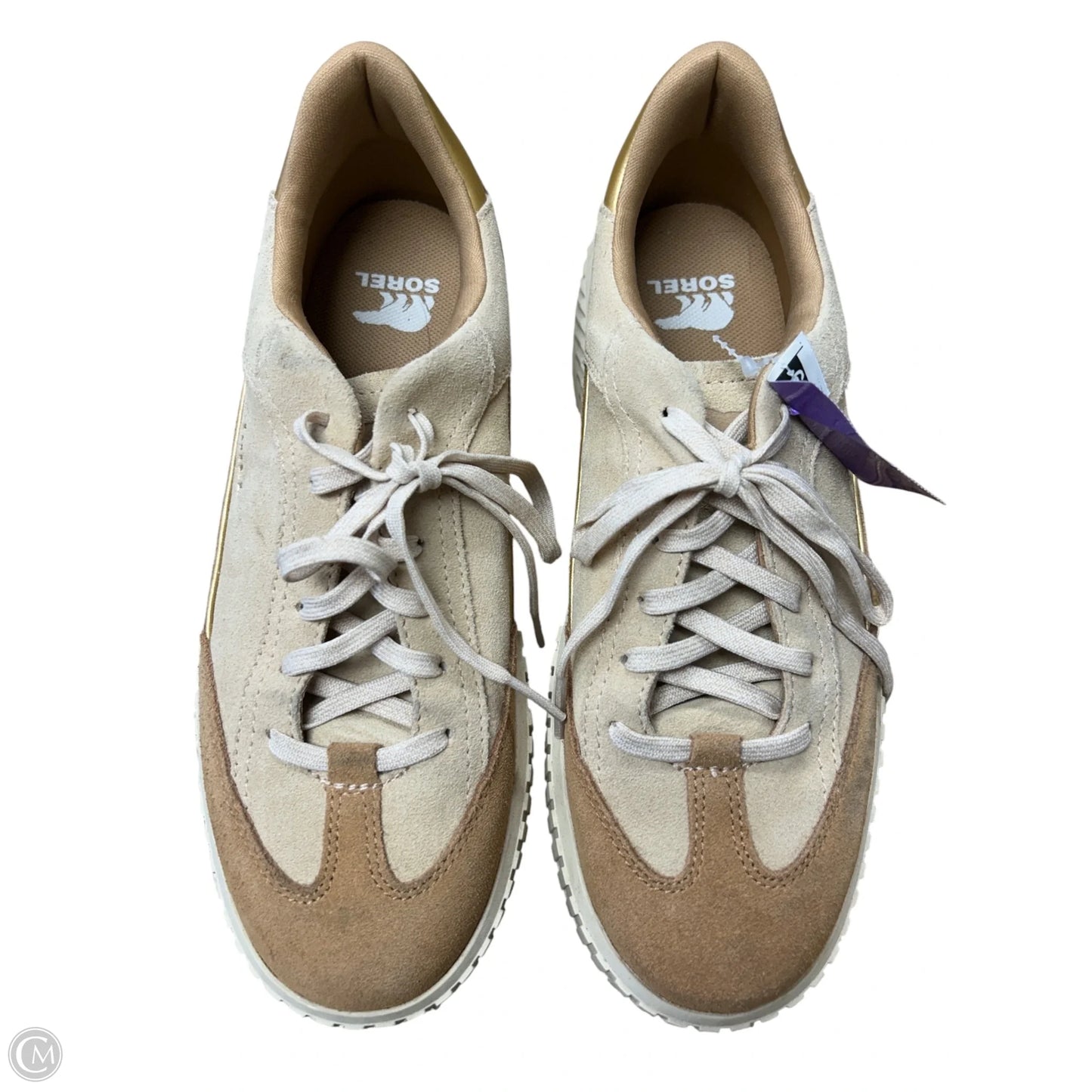 Shoes Sneakers Platform By Sorel In Brown & Tan, Size: 9