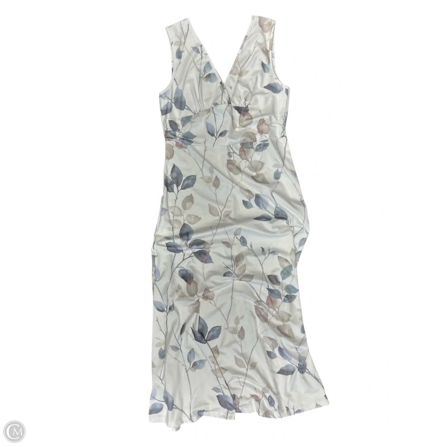 Dress Casual Maxi By Cmf In Floral Print, Size: L