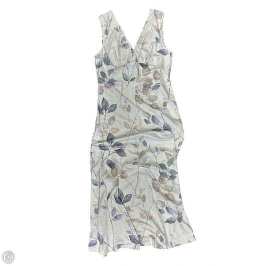 Dress Casual Maxi By Cmf In Floral Print, Size: L