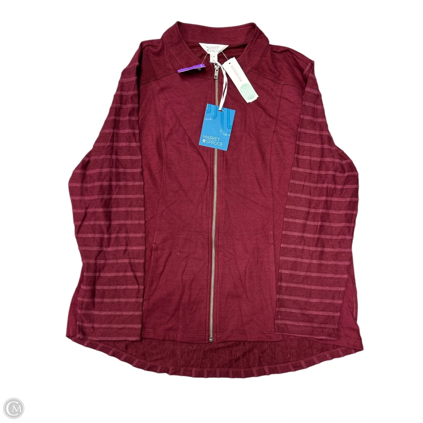 Jacket Other By Market & Spruce In Maroon, Size: Xxl