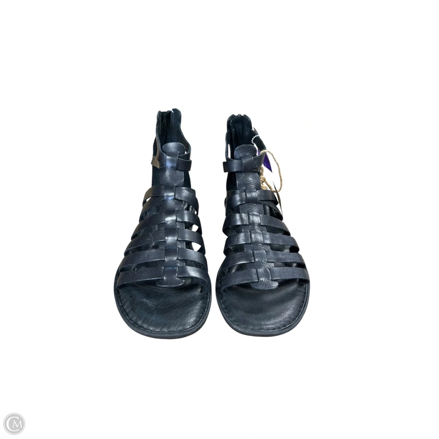 Sandals Flats By Born In Black, Size: 7