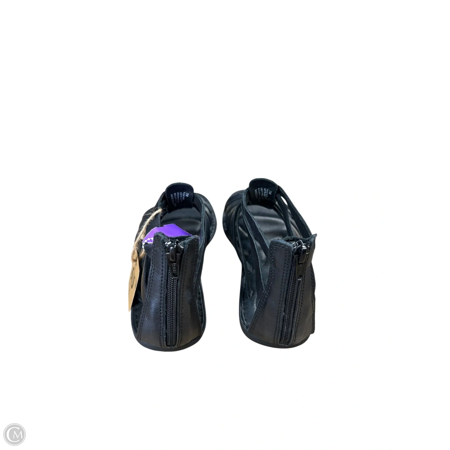 Sandals Flats By Born In Black, Size: 7